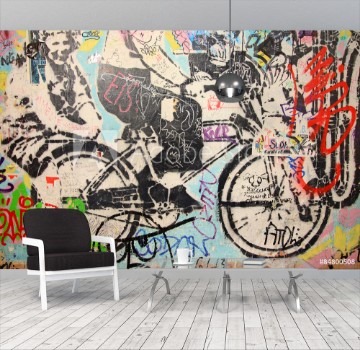 Bild på graffiti berln bicicleta 6221-f15